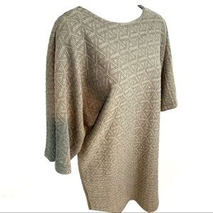 Retro Quilted Dolman Sleeve Dress